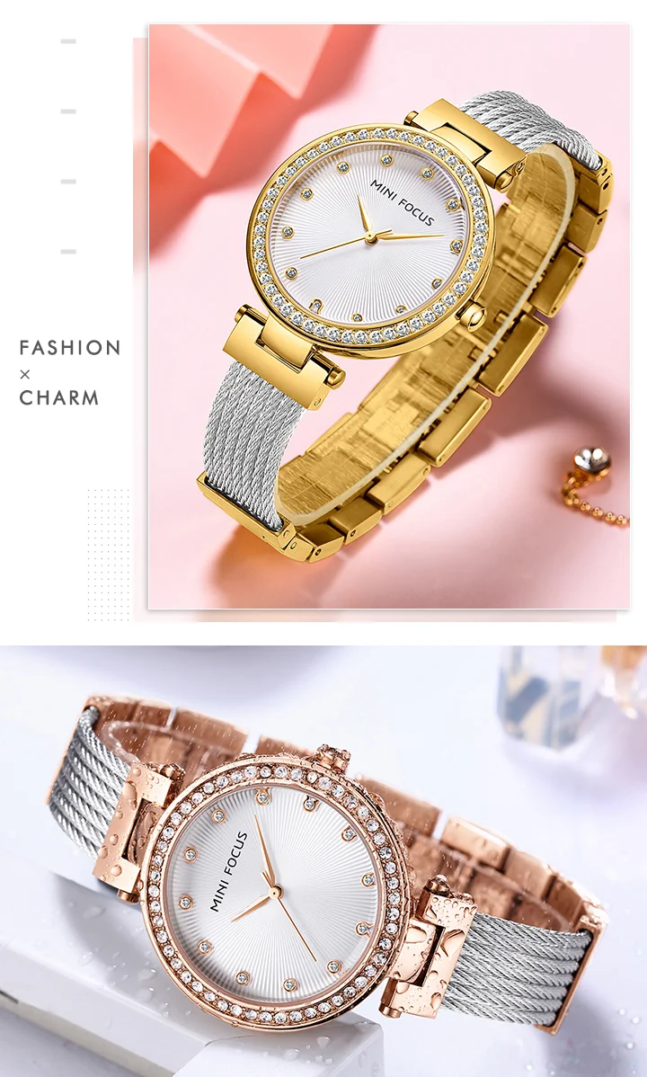 Elegant Women's Stainless Steel Quartz Watch Fashion Analog Timepiece for Global Wholesale Buyers