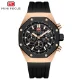 Sport Chronograph Quartz Watch for Men Waterproof Silicone