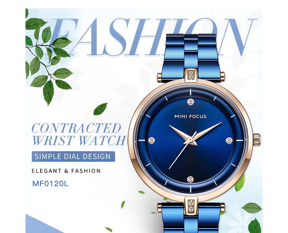 Mini Focus MF0120L Women’s Stylish Quartz Watch | Luxury Mesh Strap Alloy Waterproof | Factory Direct Cheap Price