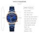 Girls Starry Quartz Watch Luminous Stainless Steel MINI