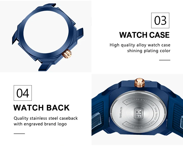 MINI FOCUS MF0248G Simplicity Watch | Trendy Waterproof Luminous Quartz Watch for Men