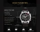 Mini Focus Men’s Luxury Chronograph Watch Sporty Leather
