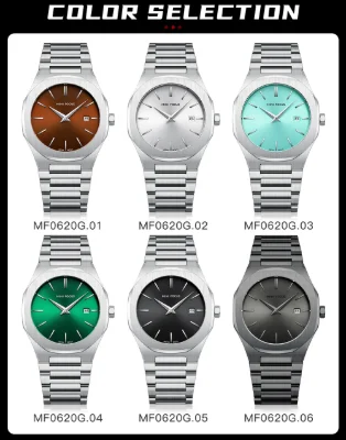 MINI FOCUS MF0620G men's Quartz Watch 39mm Steel