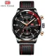 Mini Focus Men’s Leather Band Sports Watch Factory Wholesale