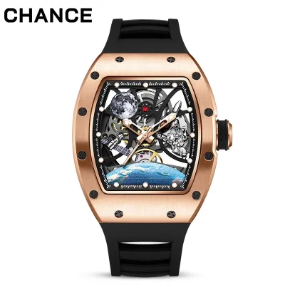 Tourbillon Watch – Carbon Fiber Case, Skeleton Dial