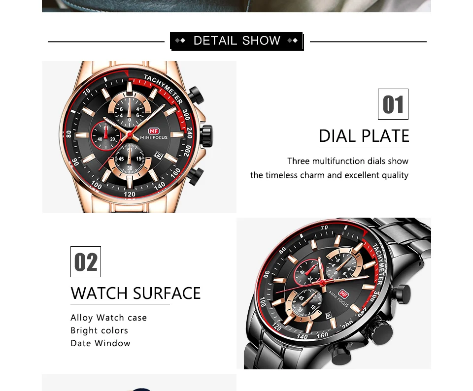Mini Focus MF0218G Men’s Luxury Stainless Steel Quartz Watch | Silver | Factory Direct Wholesale