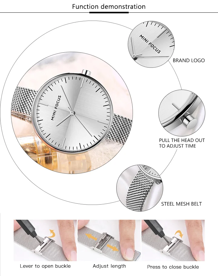 Minifocus Women's Quartz Watch: Wholesale & OEM Solutions with 24-Month Warranty