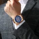 MINI FOCUS Heavy-Duty Chronograph Quartz Watch for Men Steel