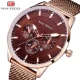 Mini Focus Men’s Luxury Mesh Band Business Watch Waterproof