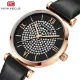 MINI FOCUS Girls Quartz Watch Starry Dial Luminous Stainless