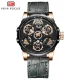MINI FOCUS Mechanical Style Men's Hand Watch Hollow Out
