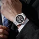Mini Focus Waterproof Stainless Steel Strap Chronograph