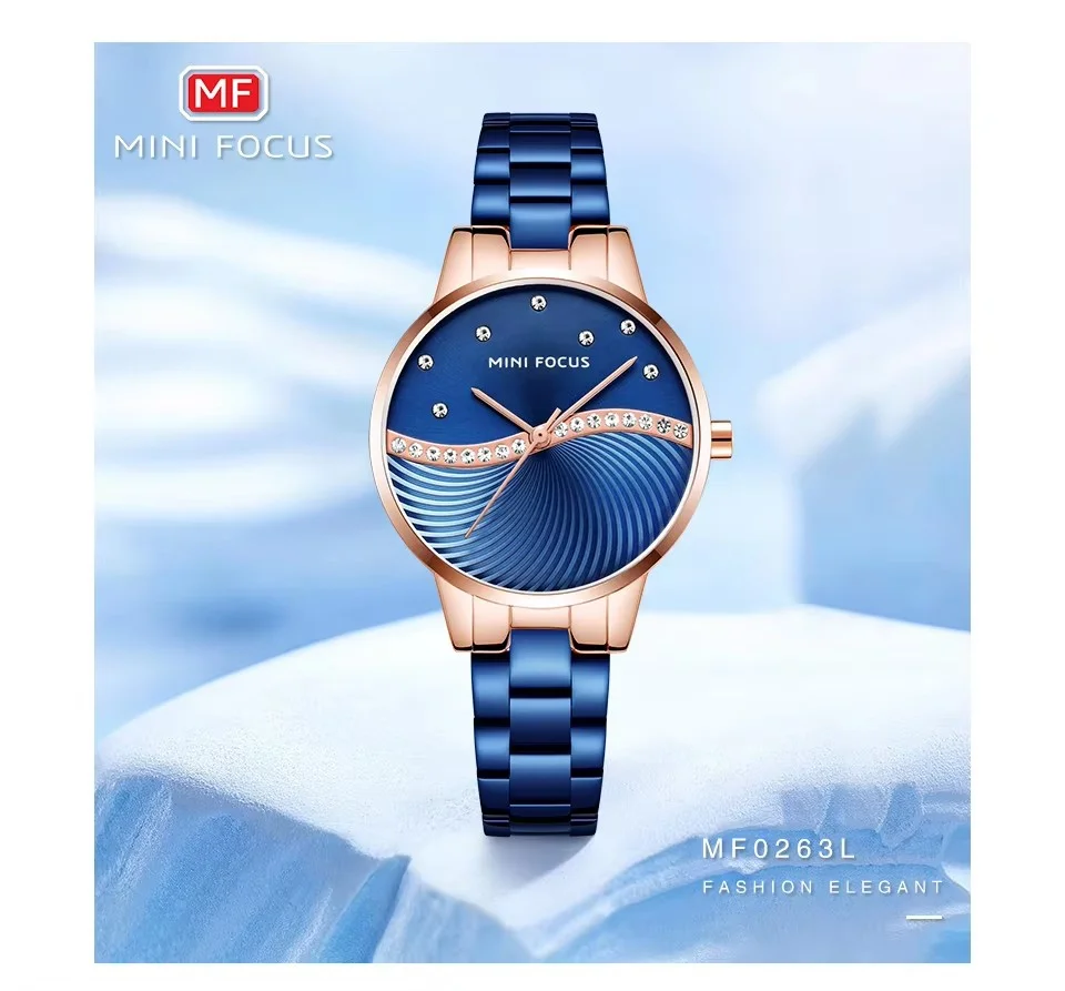 MINI FOCUS Women's Quartz Watch | Stainless Steel Band | Factory Direct OEM Supplier