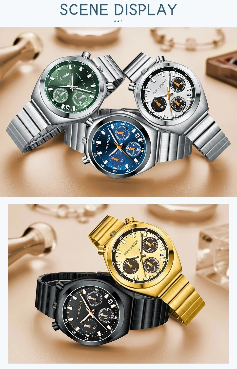Mini Focus Fashion Wristwatch for Wholesale Elegant Women's Waterproof Quartz Watch with Stainless Steel Strap