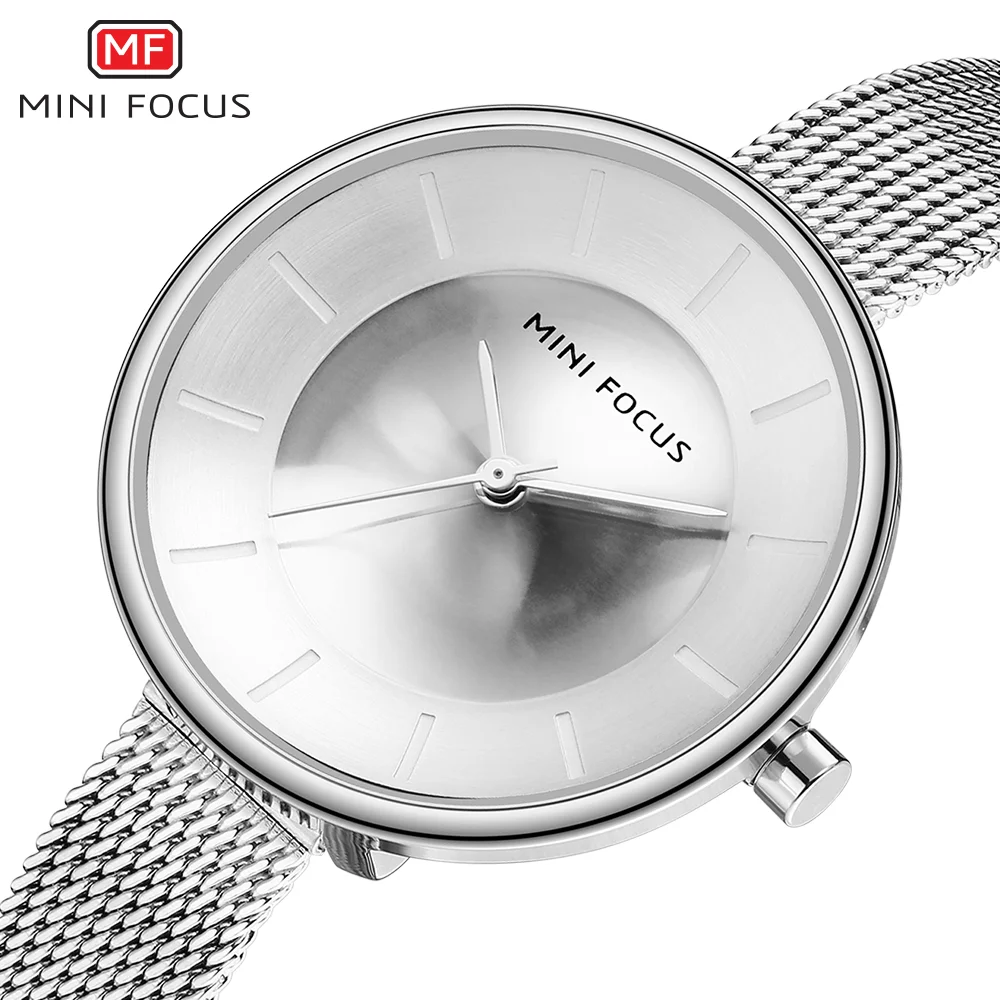Elegant Stainless Steel Mesh Women’s Watch – Modern Business