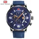 Mini Focus Men’s Chronograph Quartz Watch Leather Strap