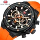 Mini Focus Men's Sports Watch Waterproof Carbon Fiber