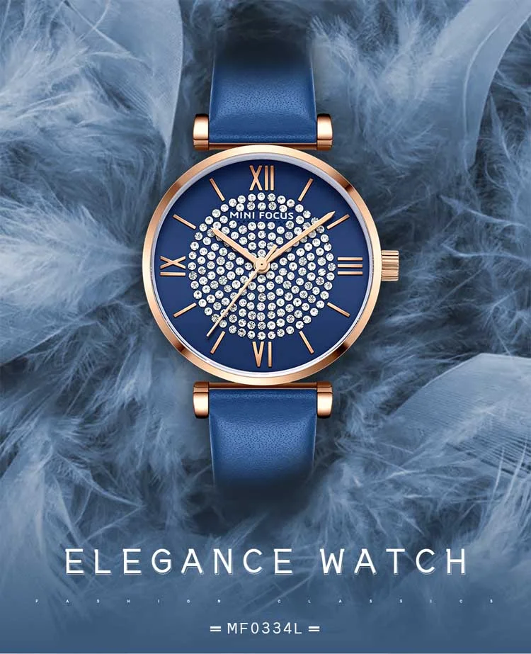 Wholesale Girls Quartz Watch with Starry Dial – Stainless Steel Luminous Watch by MINI FOCUS