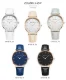 MINI FOCUS Hot Sell Blue Lady Quartz Watch Excel Leather