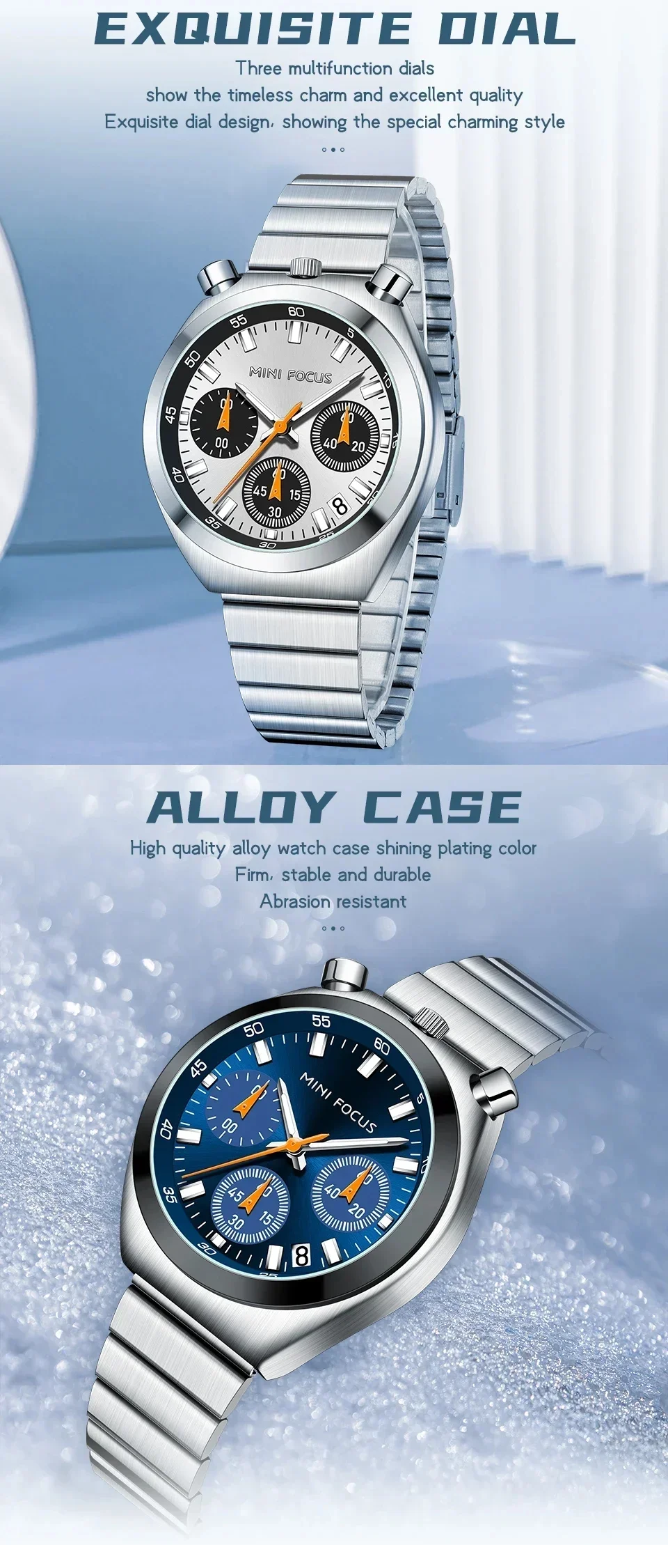 Mini Focus Fashion Wristwatch for Wholesale Elegant Women's Waterproof Quartz Watch with Stainless Steel Strap