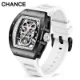 Men’s Carbon Fiber Automatic Watch – Luxury Hollow Dial