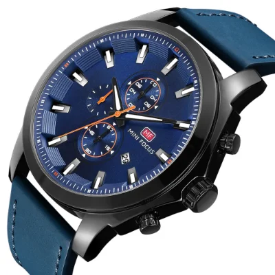 Mini Focus Men's Watch Fashionable Waterproof Leather