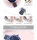 MINI FOCUS Women’s Luxury Quartz Watch Rose Blue Mesh Strap