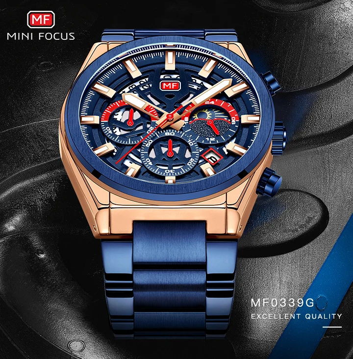 MINI FOCUS Classic Men’s Business Watch – Waterproof Quartz Timepiece for Modern Professionals