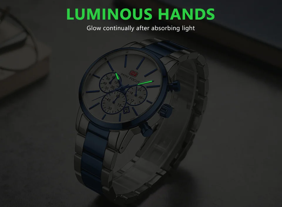 Luxury Men's Quartz Watch with Stainless Steel Band – Factory Wholesale for Global Distributors