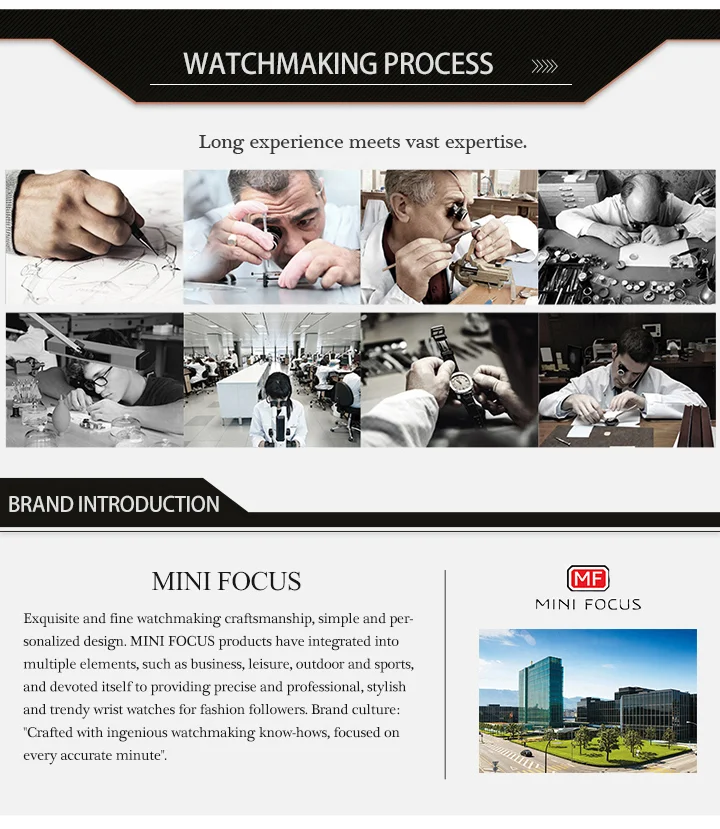 MINI FOCUS Trend Design Woman High Quality Luxury Waterproof Clock Quartz Watches with 5 ATM Male Stainless Steel Strap