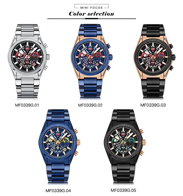 MINI FOCUS Classic Men’s Business Watch – Waterproof Quartz Timepiece for Modern Professionals