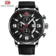 Mini Focus Men’s Chronograph Quartz Watch Leather Strap