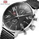 Mini Focus Dual Time Men’s Watch Waterproof Multi-Time Zone