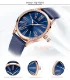 Mini Focus Women’s Quartz Watch Elegant Blue Dial