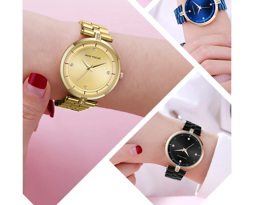 Mini Focus MF0120L Women’s Stylish Quartz Watch | Luxury Mesh Strap Alloy Waterproof | Factory Direct Cheap Price