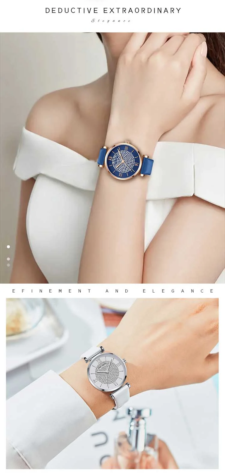 Wholesale Girls Quartz Watch with Starry Dial – Stainless Steel Luminous Watch by MINI FOCUS