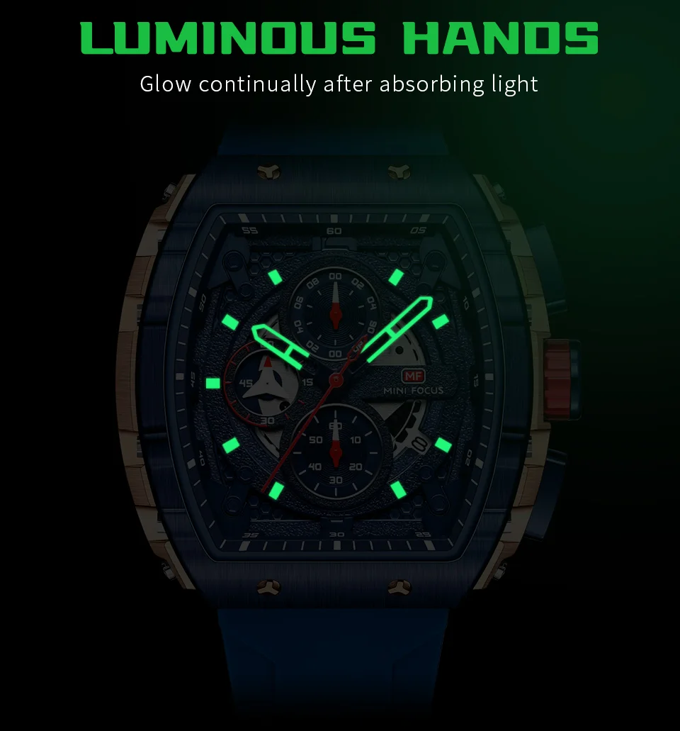 Relojes Hombre Original Brand Luxury Men Wrist Watch Quartz Analog Fashion Chronograph Watches Mini Focus 