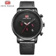 Mini Focus Men’s Minimalist Quartz Watch Genuine Leather