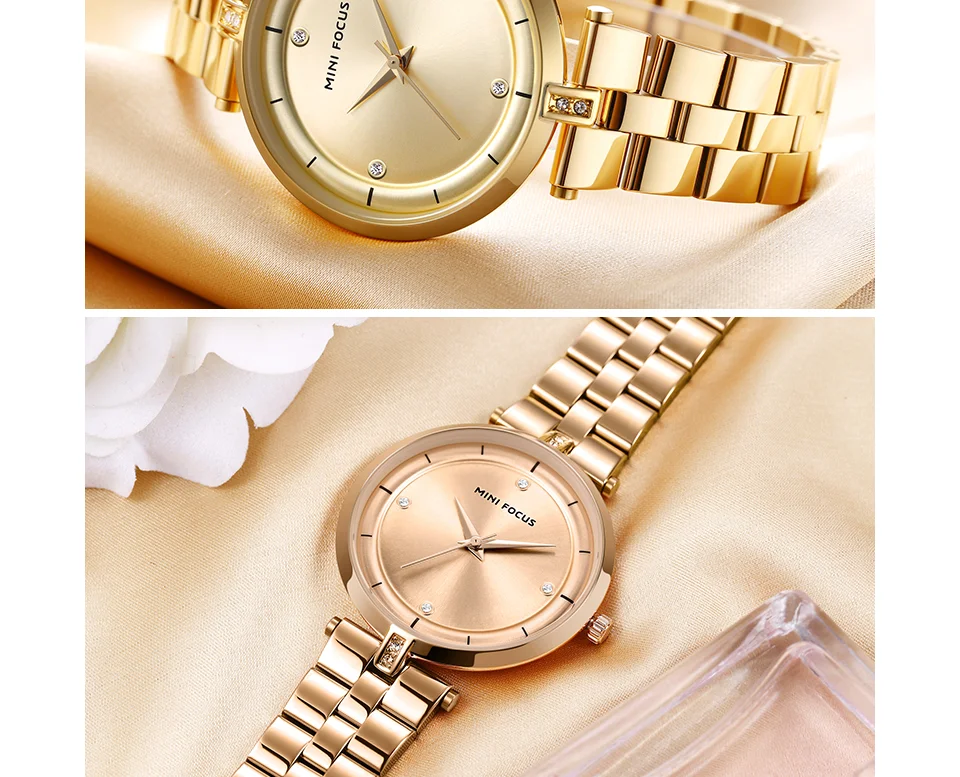 Mini Focus MF0120L Women’s Stylish Quartz Watch | Luxury Mesh Strap Alloy Waterproof | Factory Direct Cheap Price
