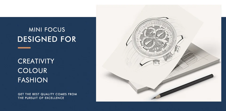 Mini Focus Men's Quartz Sport Watch | Luxury Silicone Strap Wristwatch for Wholesale