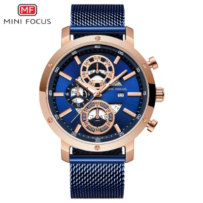 Mini Focus Chronograph Men’s Quartz Watch Sports Waterproof