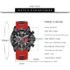 Waterproof Mens Chronograph Watch Sports Style Mini Focus