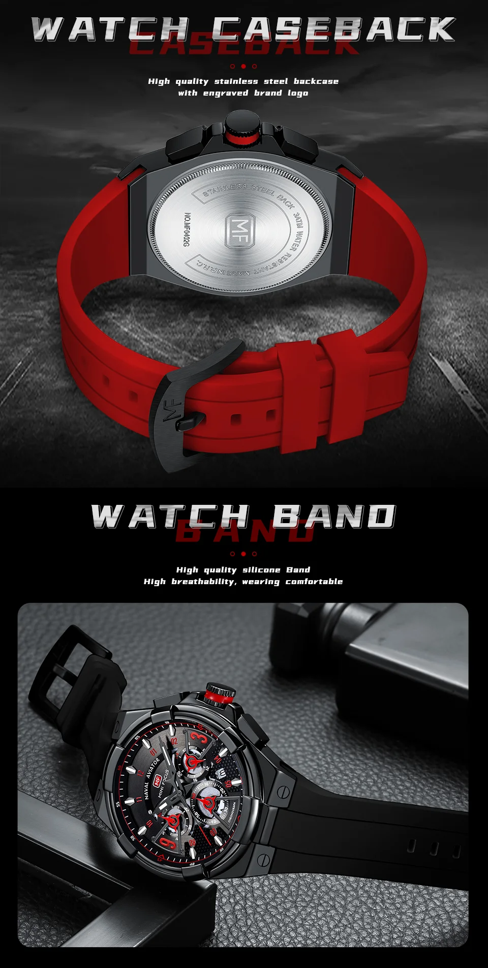 Men’s Quartz Chronograph Sport Watch with Luminous Display – Mini FocusWholesale Supplier