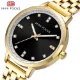 Mini Focus Women’s Quartz Watch with Golden Stainless Steel