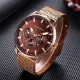 Mini Focus Men’s Luxury Mesh Band Business Watch Waterproof
