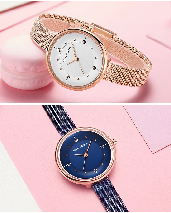 Mini Focus Women's Quartz Watch Stylish Stainless Steel Wristwatch for Global Wholesale
