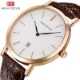 Mini Focus Men's Business Quartz Watch Black Leather