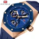 Mini Focus Sporty Quartz Watch for Men Waterproof Silicone