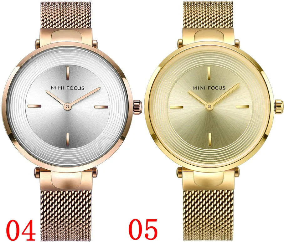MINI FOCUS MF0195L Women’s Casual Quartz Watch | Stainless Steel Band | Factory Wholesale