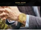 Mini Focus Gold Chronograph Men's Quartz Watch - Luxury